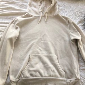Plain Cream Hoodie
